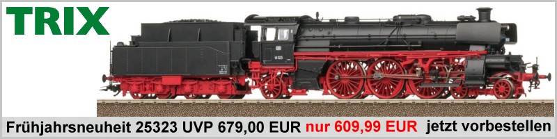 TRIX 25323 H0 DC Sound Dampflokomotive BR 18 323 DB