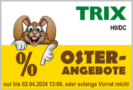 TRIX TRIX - H0 / 1:87 DC Gleichstrom - Lok + Wagen - Oster Angebote